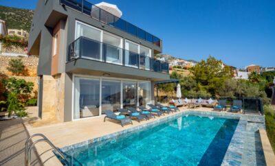 Luxury Five Bedroom Villa with Fabolous Sea Views to Rent in Kalkan